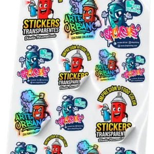 Pegatinas en hojas personalizadas Sticker Glow