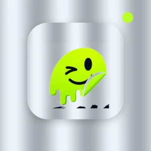 Stickers Cromados Personalizados · Sticker Glow